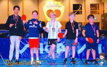 Glede å spenning, glade å fornøyde bordtenniskaddetter på Region Vest Sør cup (1)